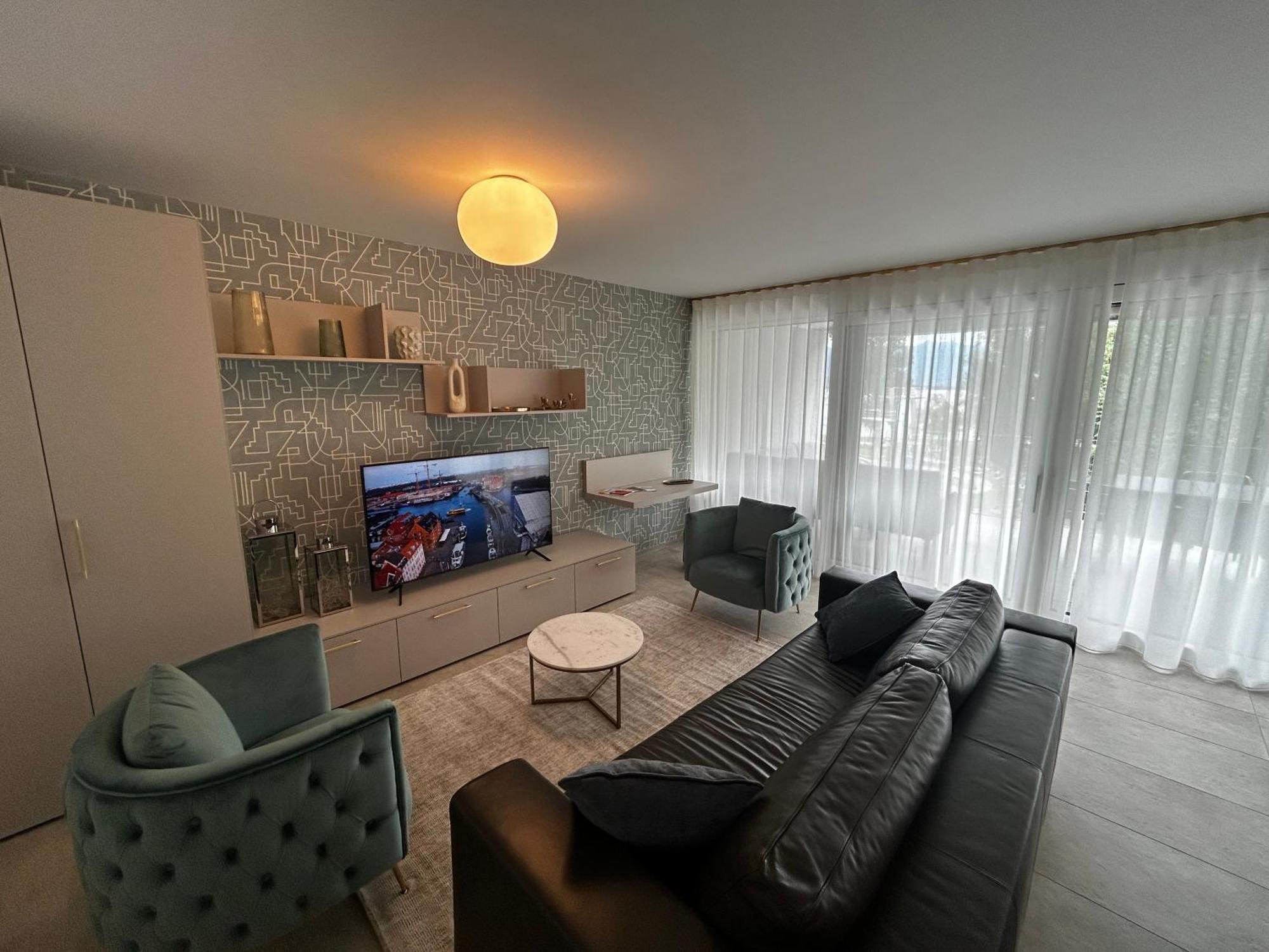 Family Apartment, Near The Beach Whit Private Park Locarno Zewnętrze zdjęcie