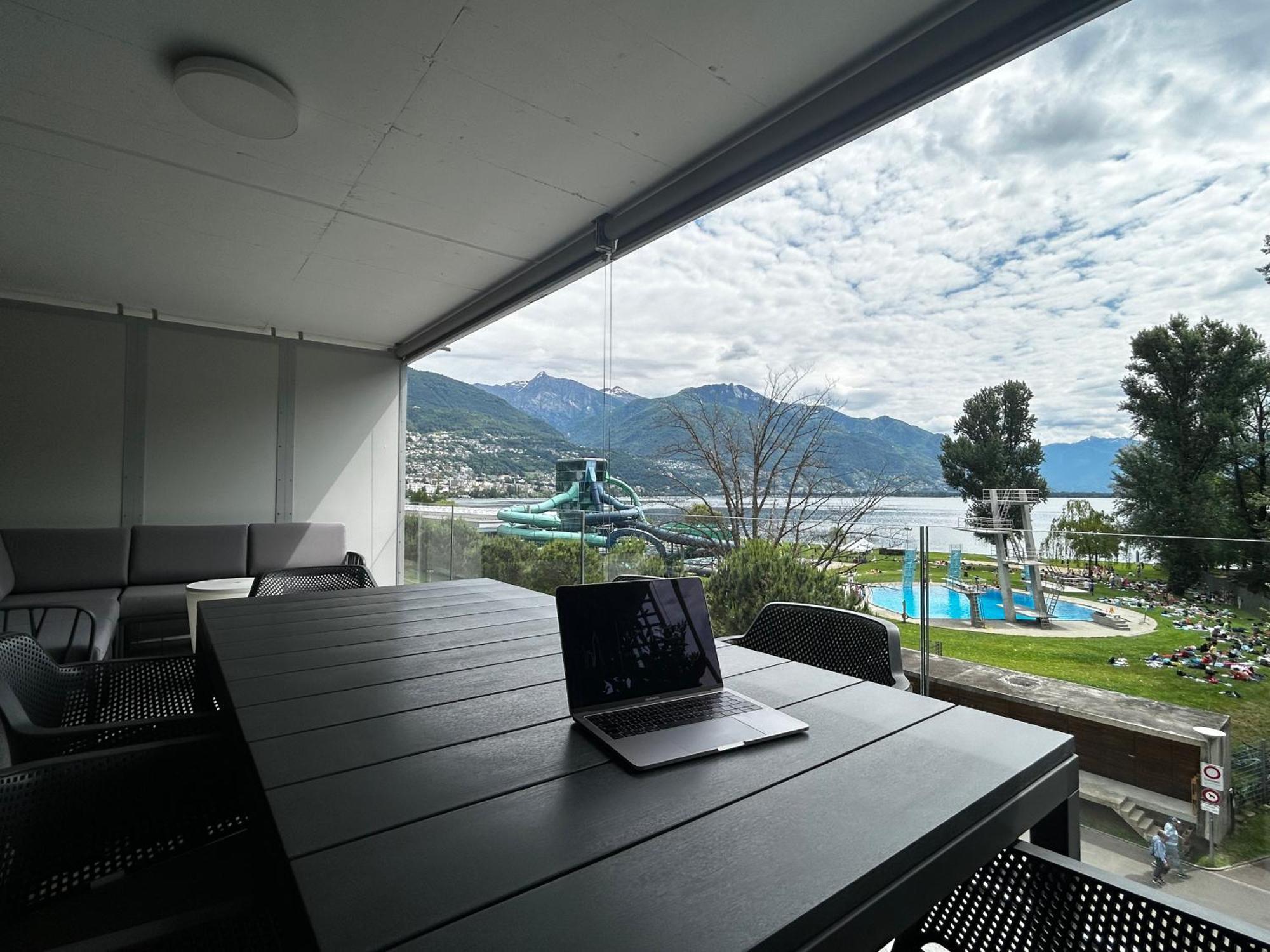 Family Apartment, Near The Beach Whit Private Park Locarno Zewnętrze zdjęcie