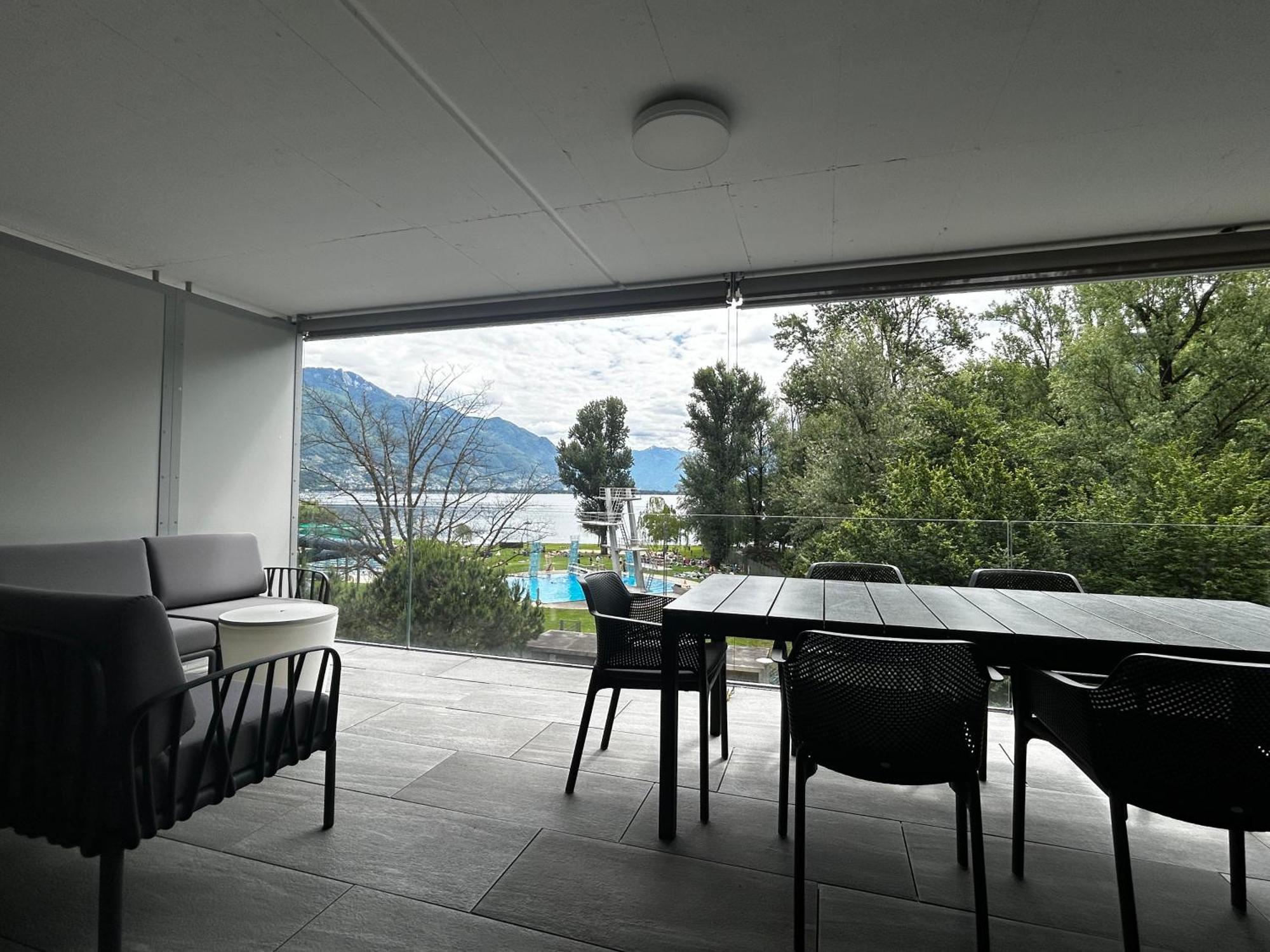 Family Apartment, Near The Beach Whit Private Park Locarno Zewnętrze zdjęcie
